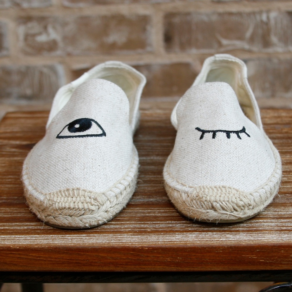 SOLD Soludos Jason Polan Wink Espadrilles Fits 6 - Picture 5 of 8